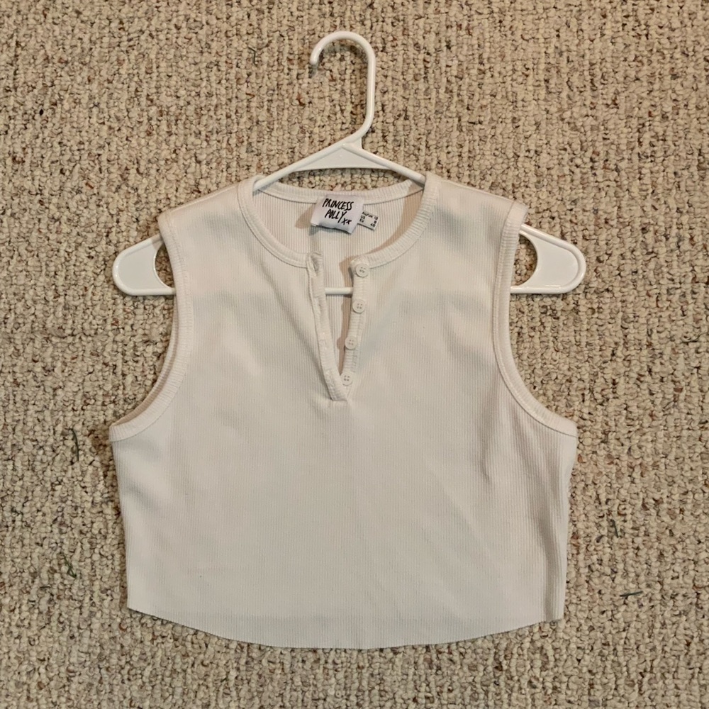 White Princess Polly Tanktop